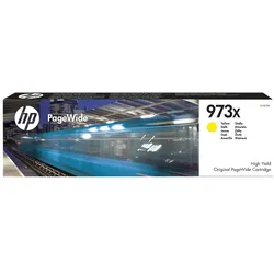 HP 973X Gelb Original Druckerpatrone mit hoher Reichweite bis zu 7.000 Seiten