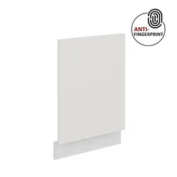Frontblende für integrierten Geschirrspüler 45 cm ARIA Weiß + Weiss matt