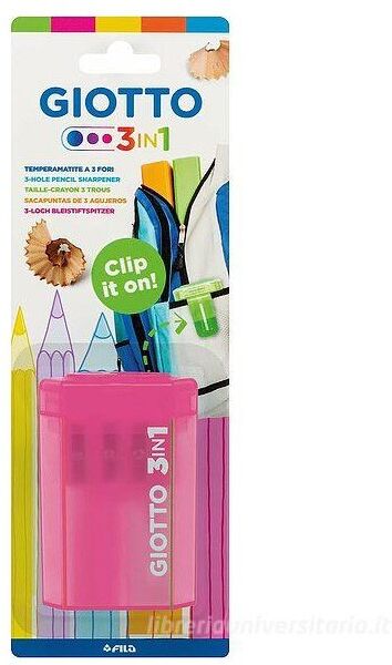 Blister 1 Taille-crayon 3 en 1 Giotto