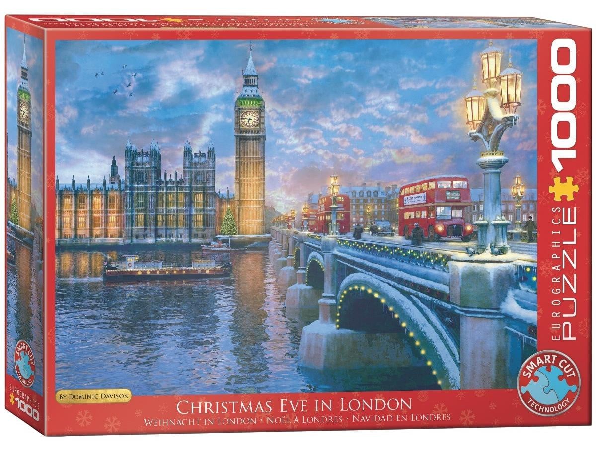 Eurographics Puzzel Kerstavond in Londen 1000 stukjes 68 x 48 cm