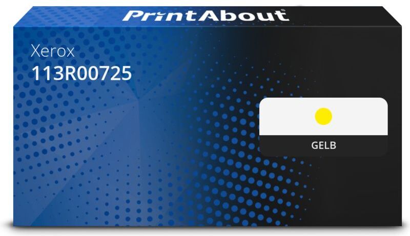 PrintAbout Toner kompatibel mit Xerox 113R00725 - Gelb