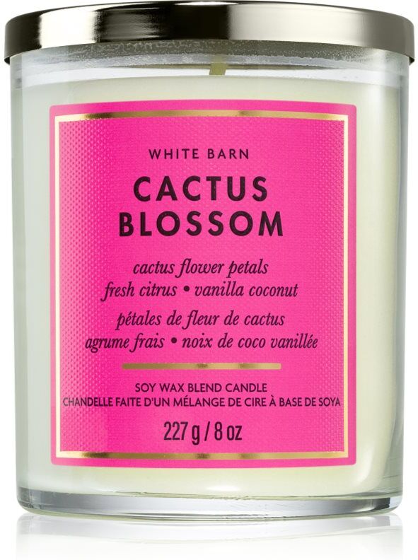 Bath & Body Works Cactus Blossom bougie parfumée 227 g