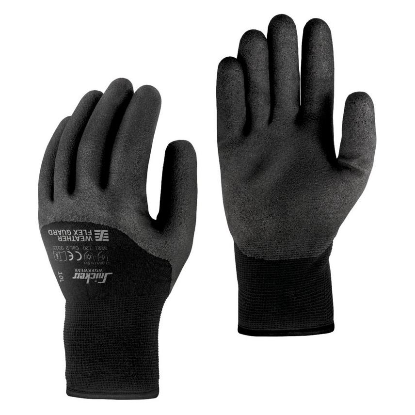 Snickers Workwear Handschuhe FlexGuard WETTER 9325 (9, L) (93250404009)