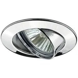 Paulmann Einbauleuchte PREMIUM, 230V, GU10, 51mm, schwenkbar, Chrom/alu PAUL-98943