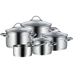 WMF Provence Plus Kochgeschirr-Set, Pfannenset + Topfset, Silber
