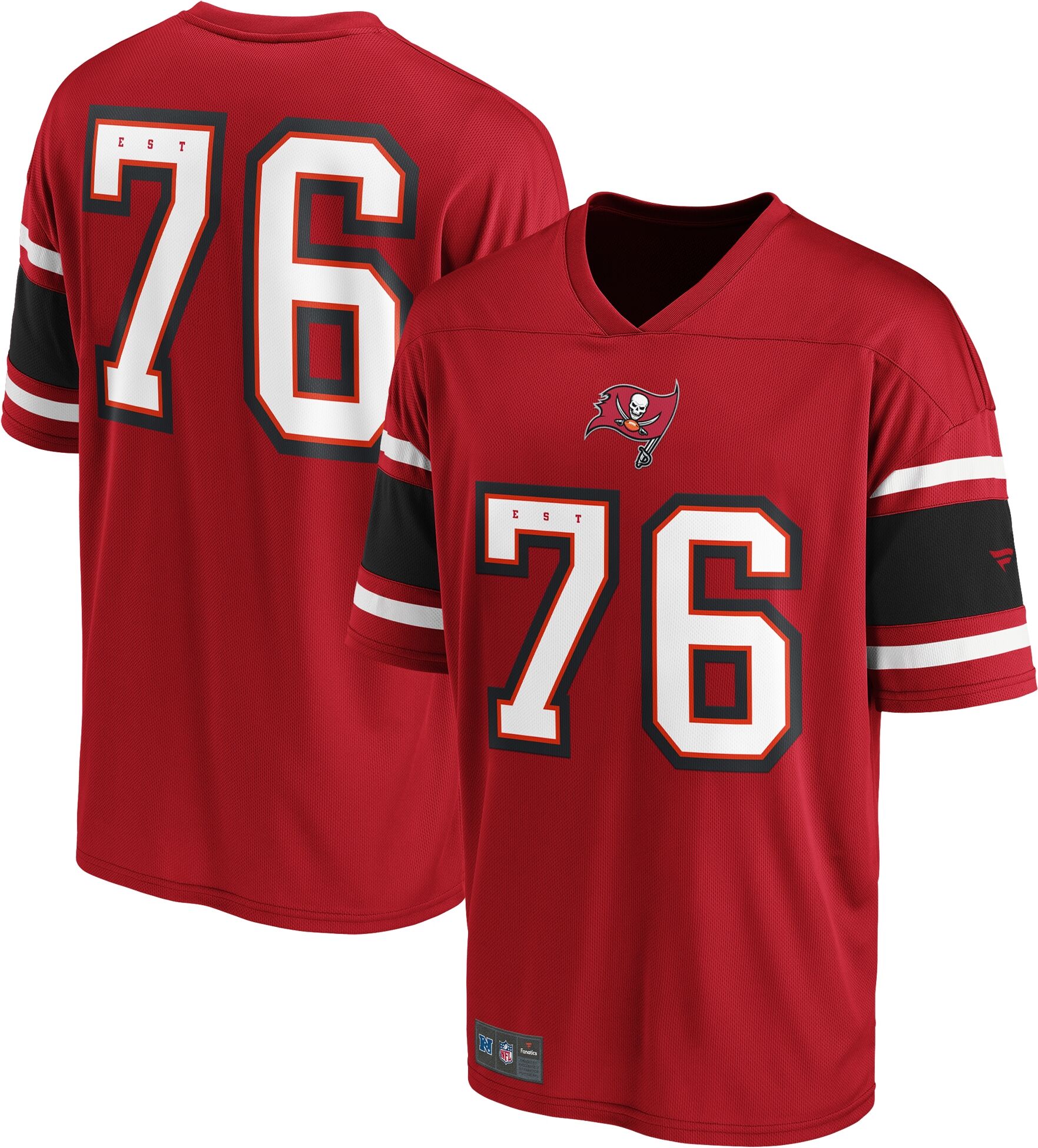 Footballtrikot FANATICS "Fanatics Trikot Tampa Bay Buccaneers Foundation Supporters", Herren, Gr. M, rot, 100% Polyester, Trikots
