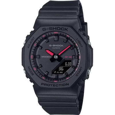 Chronograph CASIO G-SHOCK, schwarz (schwarz, schwarz, schwarz), Armbanduhren, Damen, schwarz, Chronograph, Quarzuhr, Armbanduhr, Damenuhr, Herrenuhr, analog, digital