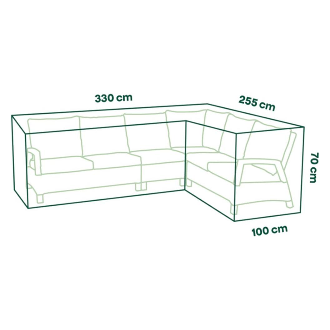 Siena Garden PLUS Lounge Schutzhülle 330x255x100x H70 cm (W33943)