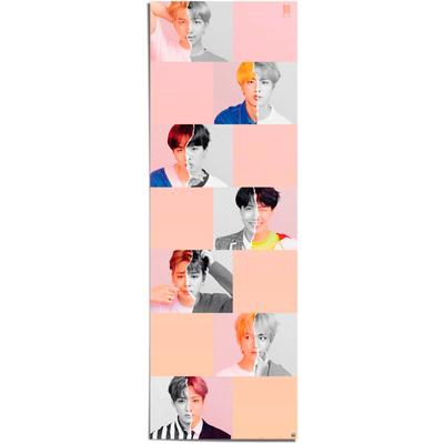 Poster REINDERS "BTS - selfie", bunt (farbe bild(er): bunt), B:53cm H:158cm T:0,1cm, Papier, Bilder, Poster