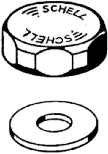 Schell pièces de rechange pour robinet de chasse d'eau WC SCHELLOMAT, bouchon d'étanchéité (258150699)