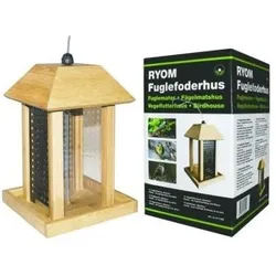 Ryom fuglefoderhus bambus *U 3kg foderbland./nødder, Vogelhaus