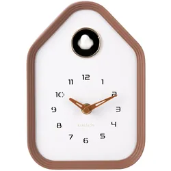 Karlsson, Wanduhr, Wall/table clock Reina Cuckoo mocha brown