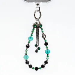 Crong Phone Charm - Anhänger für das Handy für Kordel (Blue Bow)