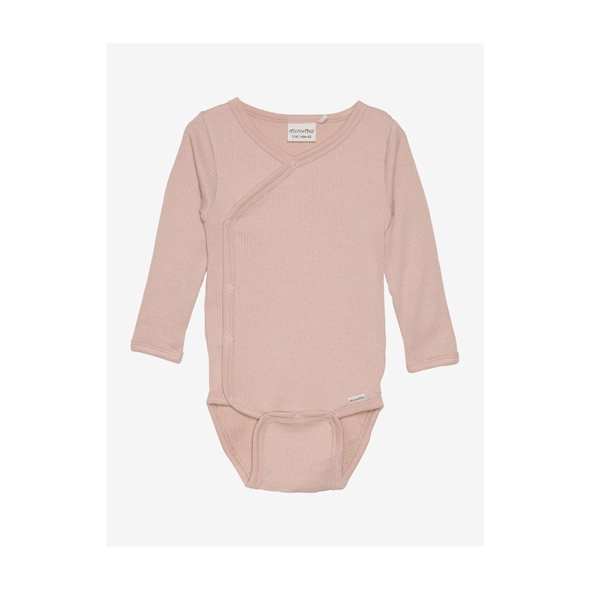 Minymo Wrap Body LS Rib misty rose (524) 62 6170-524-62
