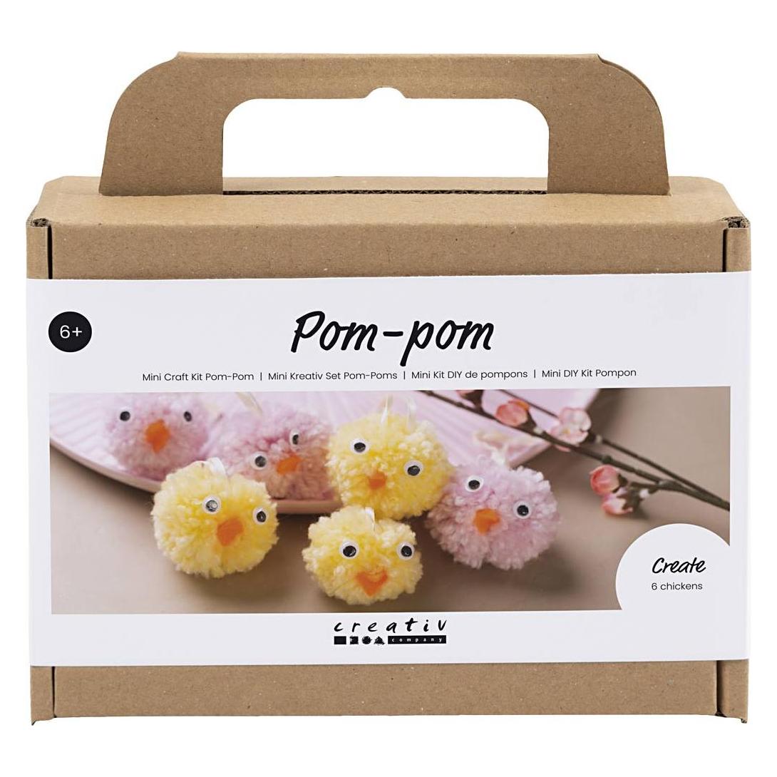 Creativ Company Bastelset Pompons Küken (977684)