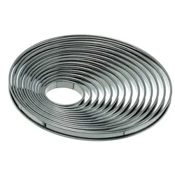 Schneider - Tortenring rund, mit Borde 260 mm, Edelstahl