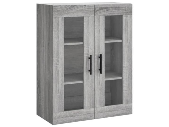 Helloshop26 Wandschrank, praktisches Design, 69 x 34 x 90 cm, aus Holz, Grau, 02_0048645