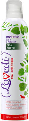 LOVEDI Lovedì Cane Pelo Corto Shampoo Mousse Aloe e Melissa 300ML