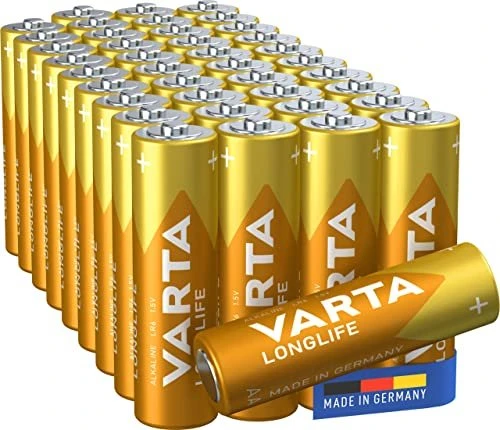 VARTA 40 Batterien LONGLIFE Mignon AA 1,5 V