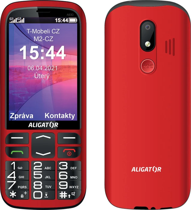 Aligator A830 Senior rot + Ladest.