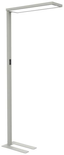 Maul 8258895 LED-Stehlampe LED Lichtquelle durch Elektrofachkraft austauschbar 18W Silber
