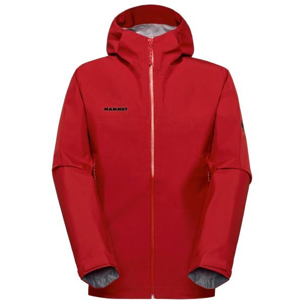 Mammut - Crater Light Hardshell Hooded Jacket - Regenjacke Gr XXL rot