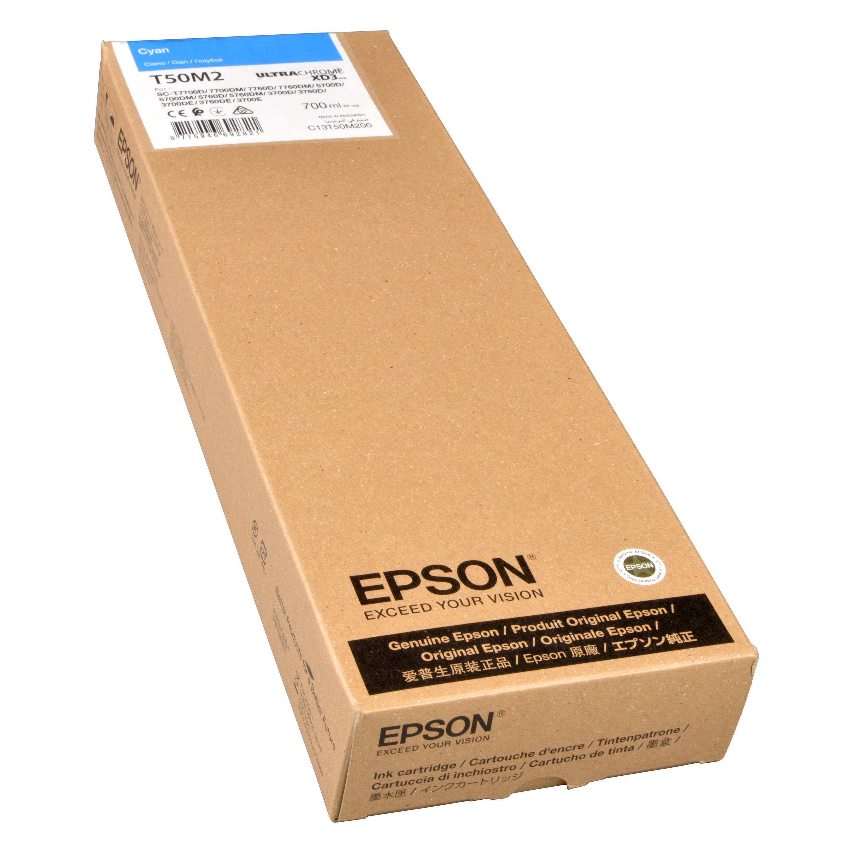 Epson UltraChrome XD3 Druckerpatrone (e) (C) (C13T50M200)