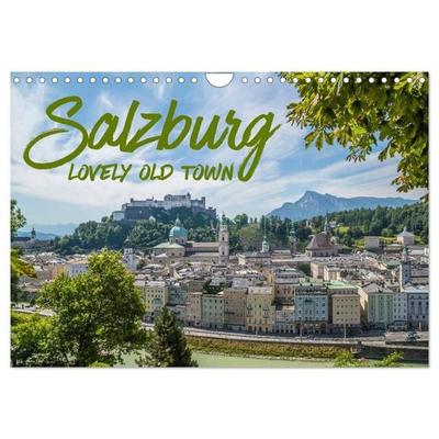 SALZBURG Lovely Old Town (Wall Calendar 2027 DIN A4 landscape), CALVENDO 12 Month Wall Calendar