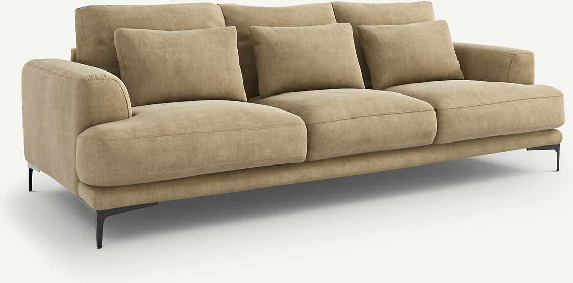 AM.PM Canapé 4 places velours stonewashed, Marsile