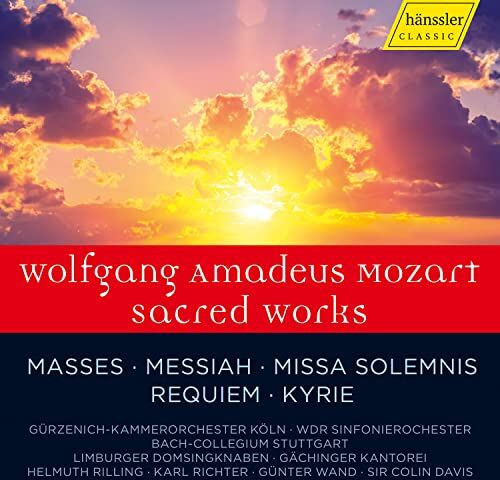 Various - Mozart: Geistliche Werke // Requiem KV626/Krönungsmesse/Missa solemnis KV337/Messen KV257, KV427, KV317/Der Messias (Mozart-Bearbeitung) - Preis vom 09.10.2026 07:28:09 h