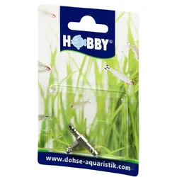 HOBBY Metall-T-Stück 4/6 Aquarienzubehör