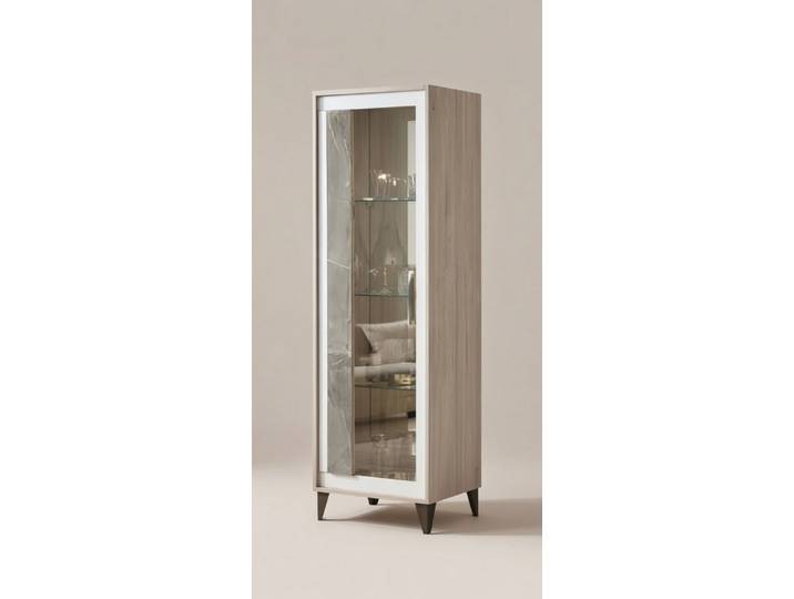 Xlmoebel Vitrine Luxus Anrichte aus Glas im modernen italienischen Stil (Luxus Vitrine aus Glas) Made in Europa