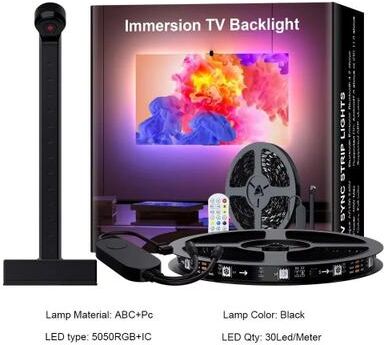 Uplift Treasures RGBIC LED Backlight Strip For PC And TV With App Control 3.8m 12.5ft