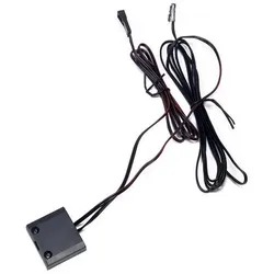 L&S LED IR Schalter 12 / 24 V, Schalter + Taster, Schwarz