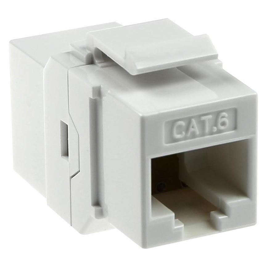 ACT Keystone Coupler RJ-45 unshielded CAT6. Type: CAT6 Keystone coupler c6 unshield. (SD6009)