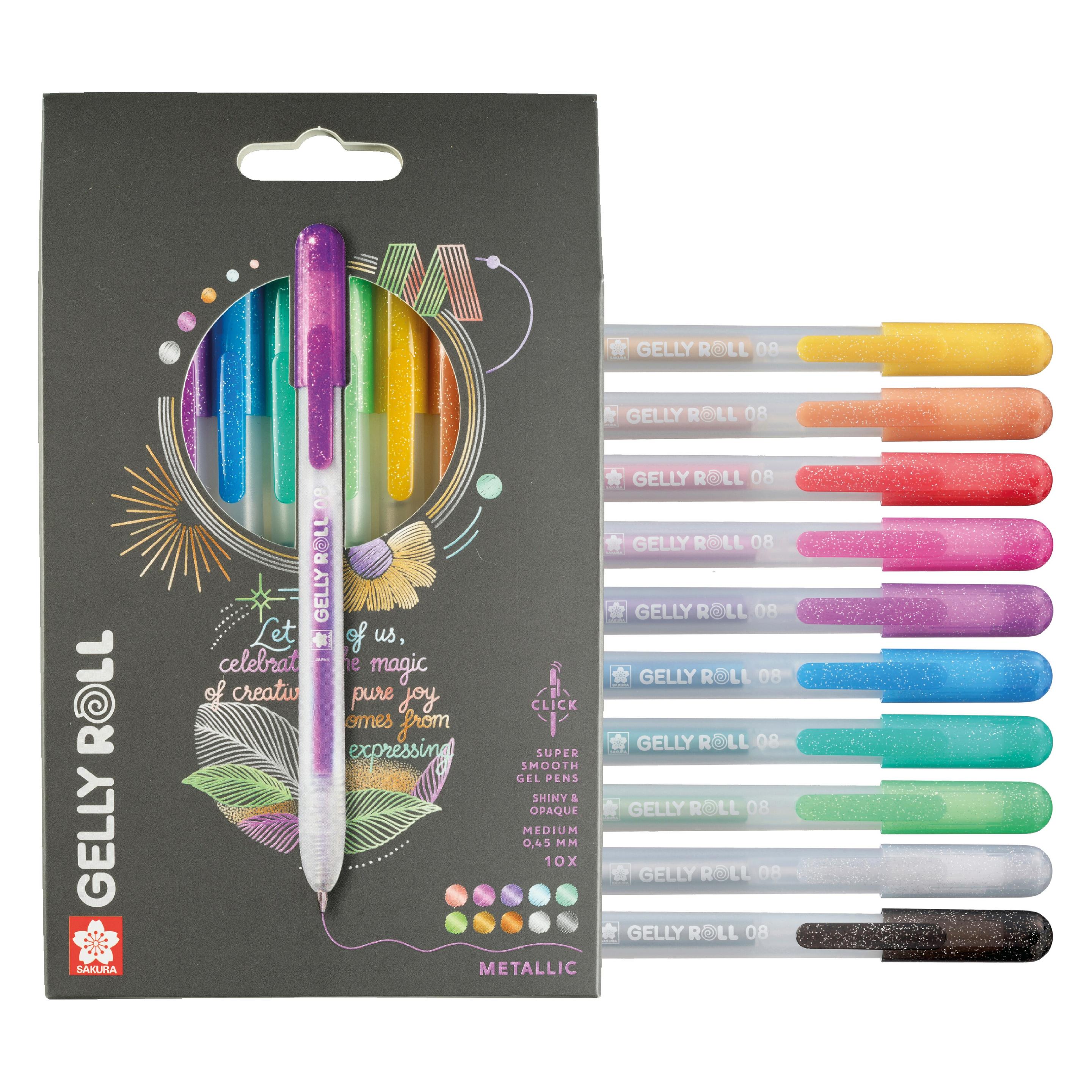Sakura Roller Gelly Clicker (10x) (PXGBRAMET10)
