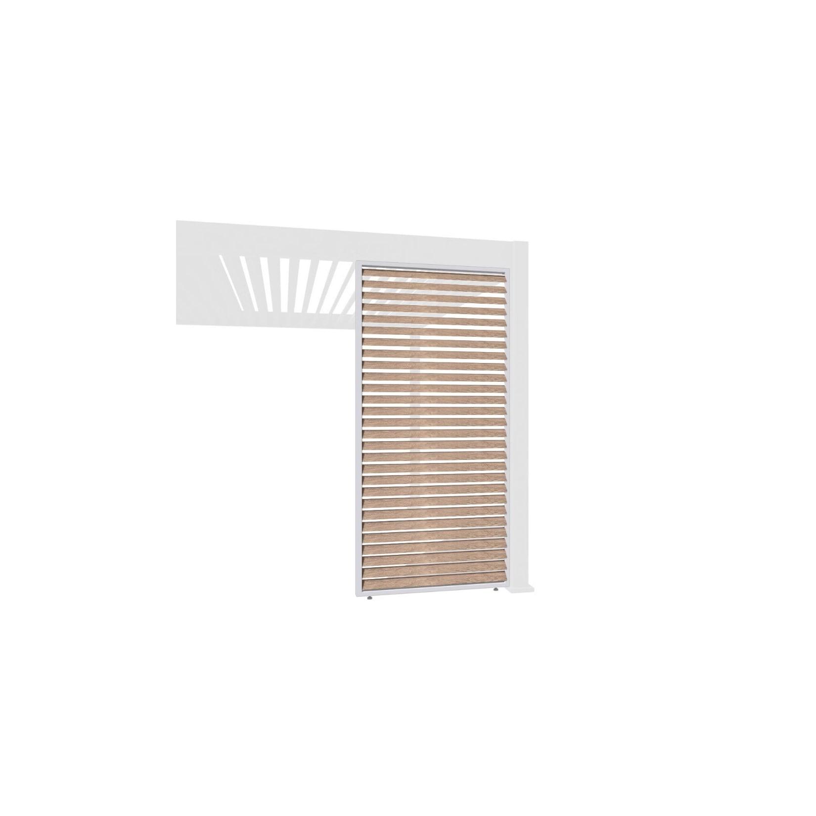 Pergoline Paneel Horizontal 0,93 Meter weiss holz