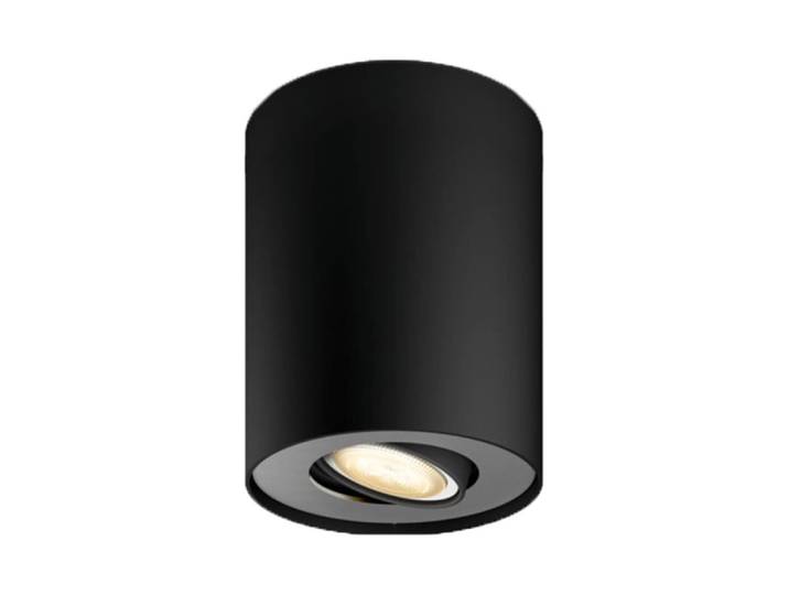 Philips Hue White Amb. Pillar Spot 1 flg. schwarz 250lm Erwt.