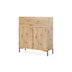 Selsey Highboard   ¦ holzfarben ¦ Maße (cm): B: 92 H: 104