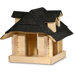 Tchibo - Vogelhaus »Sort« aus Massivholz - schwarz