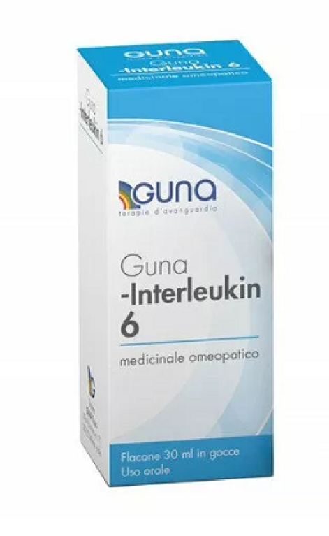 GUNA SpA Guna-Interleukin 6 Gocce 30ml - Medicinale Omeopatico per il Benessere Immunitario