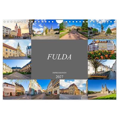 Fulda Impressionen (Wandkalender 2027 DIN A4 quer), CALVENDO Monatskalender