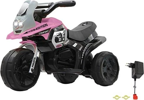 Ride-on E-Trike Racer, Kinderfahrzeug pink, 6V