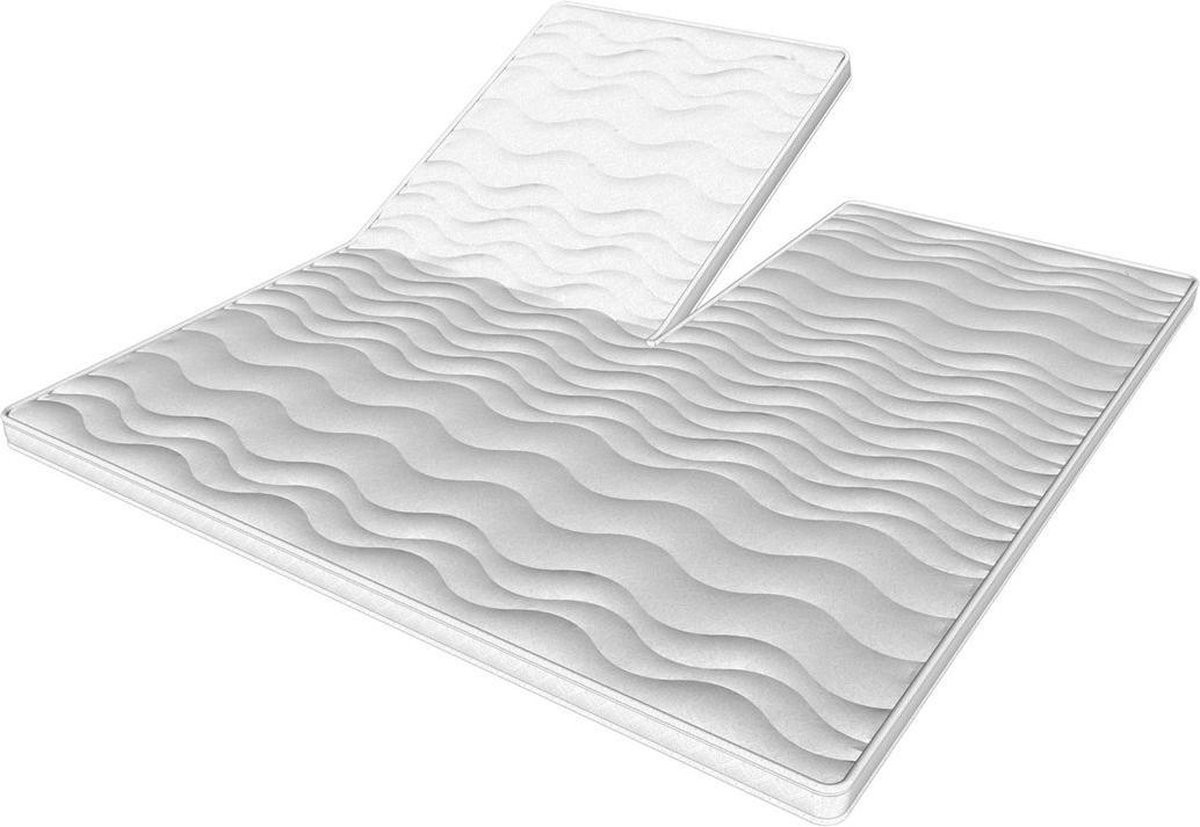 Nirwana Bedden Topper van NASA Traagschuim - Ergonomisch Topdekmatras - 180 x 200 cm