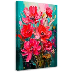 LEINWANDBILD Blumen 40x60cm