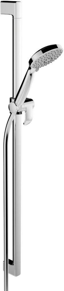 Keuco douche match0 52787010000 chromé, barre murale 900 mm, 2 modes de jet