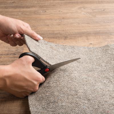 Vista Home Reverisble Cusioned Multi-Surface Indoor Rug Pad. - Grey