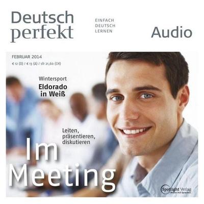 Deutsch lernen Audio - Im Meeting - Spotlight Verlag, Audio, 4056198007839