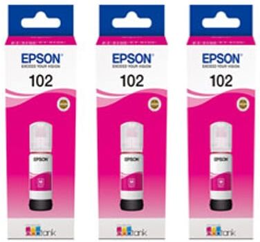Epson 102 magenta Pack (3 botellas)