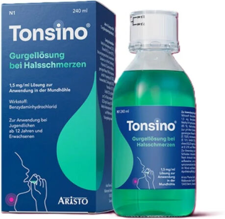 Aristo Pharma Gmbh Tonsino Soluzione Orale 240 Ml 1,5 Mg/ml